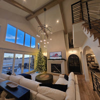 WOMO Crystal Cluster Chandelier - Hemisphere