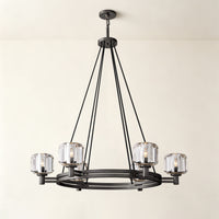 WOMO Crystal Round Candle Chandelier - Demaret