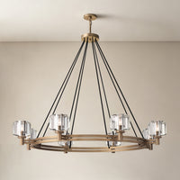 WOMO Crystal Round Candle Chandelier - Demaret