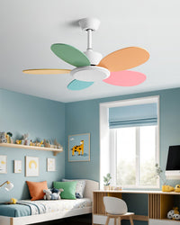 WOMO 36 Inch Children Wood Ceiling Fan - WM5152