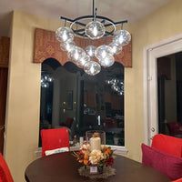 WOMO Globe Glass Cluster Chandelier - Cabrette