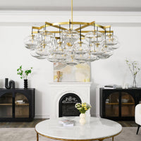 WOMO Globe Glass Cluster Chandelier - Cabrette