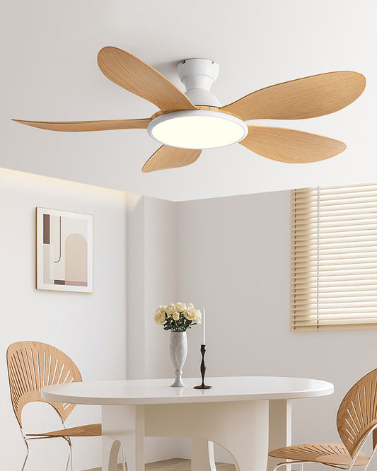 WOMO Low Profile Ceiling Fan with Bright Light - WM5153