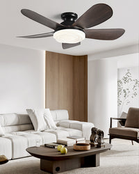 WOMO 52 inch Low Profile Ceiling Fan with Bright Light - WM5165
