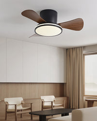 WOMO Small Low Profile Ceiling Fan Lamp - WM5166