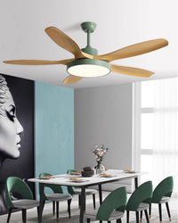 WOMO 52 inch Five Blade Ceiling Fan with Light - WM5167