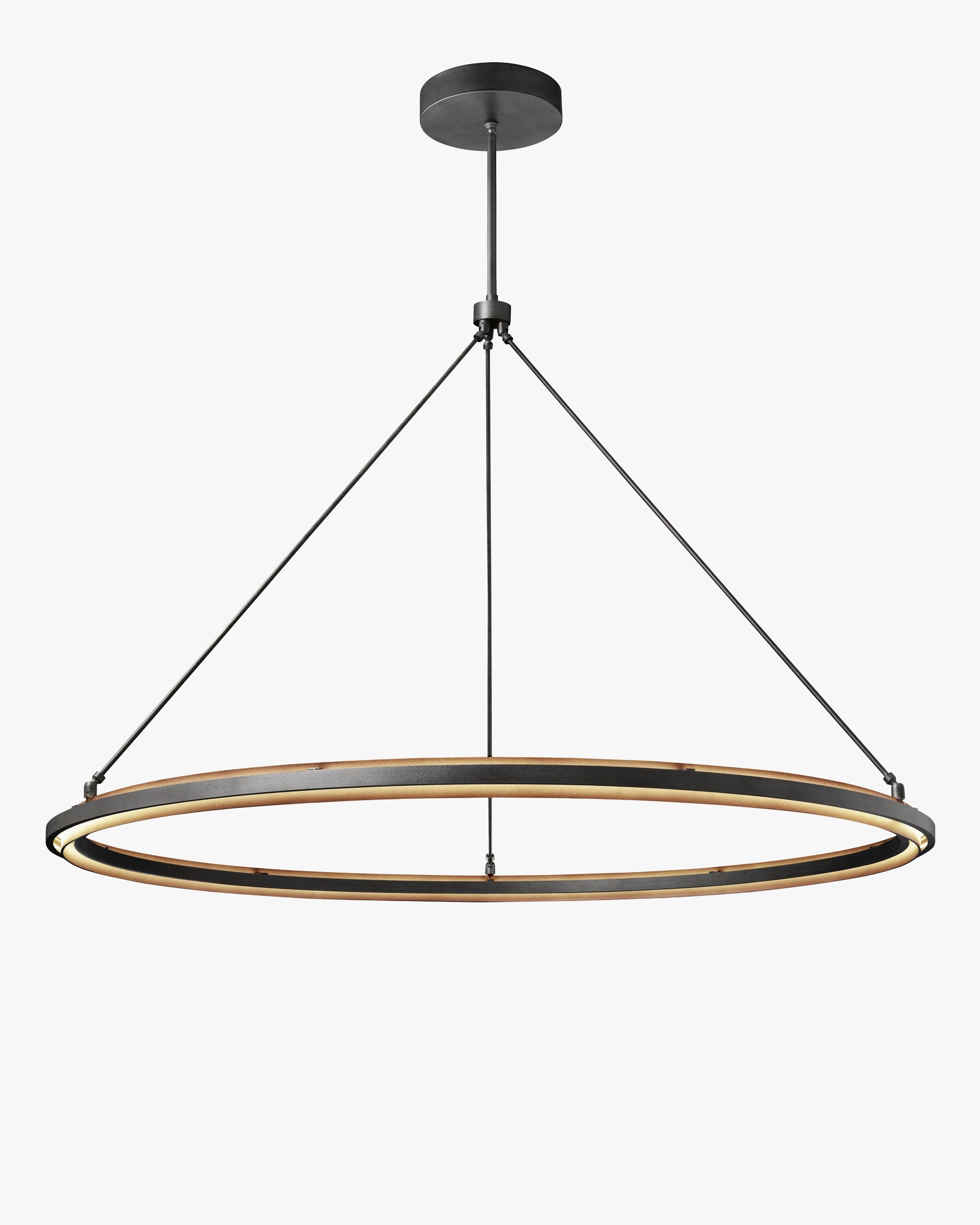 WOMO Forged Iron Ring LED Chandelier - Peralta