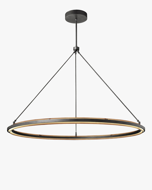 WOMO Forged Iron Ring LED Chandelier - Peralta