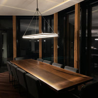 WOMO Forged Iron Rectangular LED Chandelier - Peralta