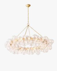 WOMO Glass Bubble Ring Chandelier - Talia