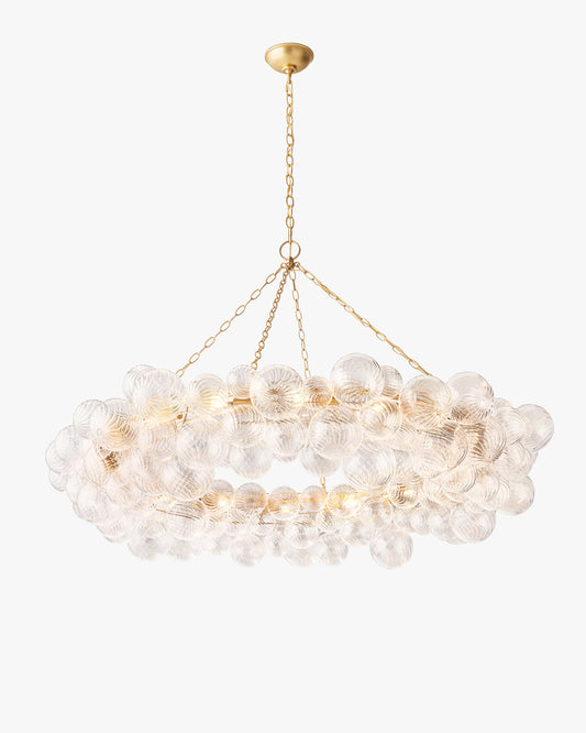 WOMO Glass Bubble Ring Chandelier - Talia