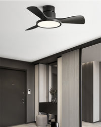WOMO 3 Blade Low Profile Ceiling Fan Lamp - WM5170