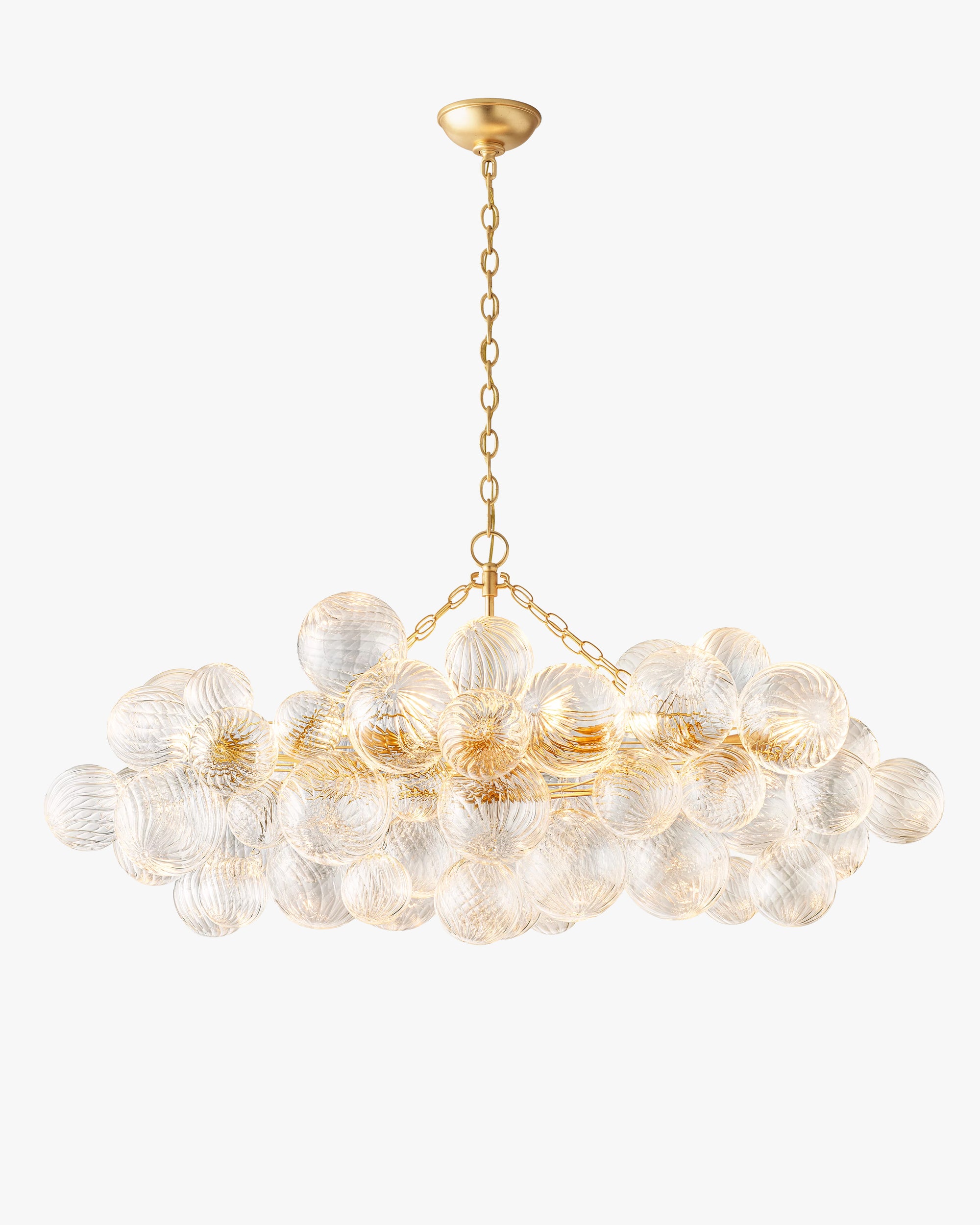 WOMO Glass Bubble Linear Chandelier - Talia