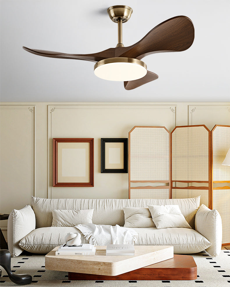 WOMO Mid Century Modern Ceiling Fan Lamp - WM5173