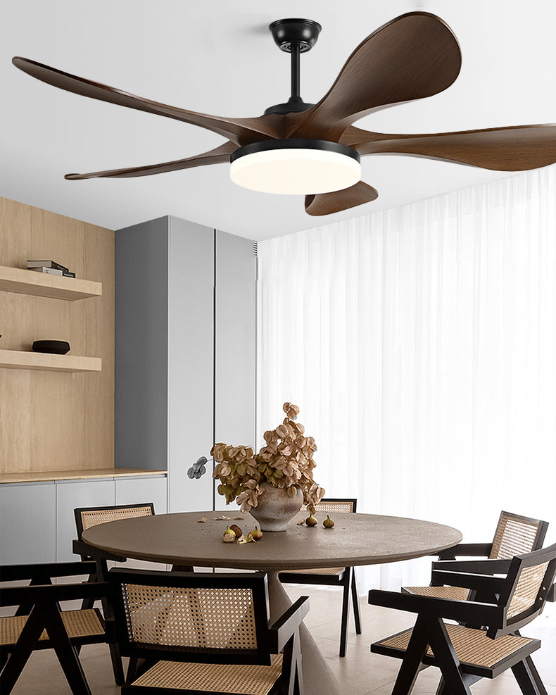 WOMO Mid Century Modern Ceiling Fan Lamp - WM5173