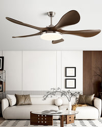 WOMO Mid Century Modern Ceiling Fan Lamp - WM5173