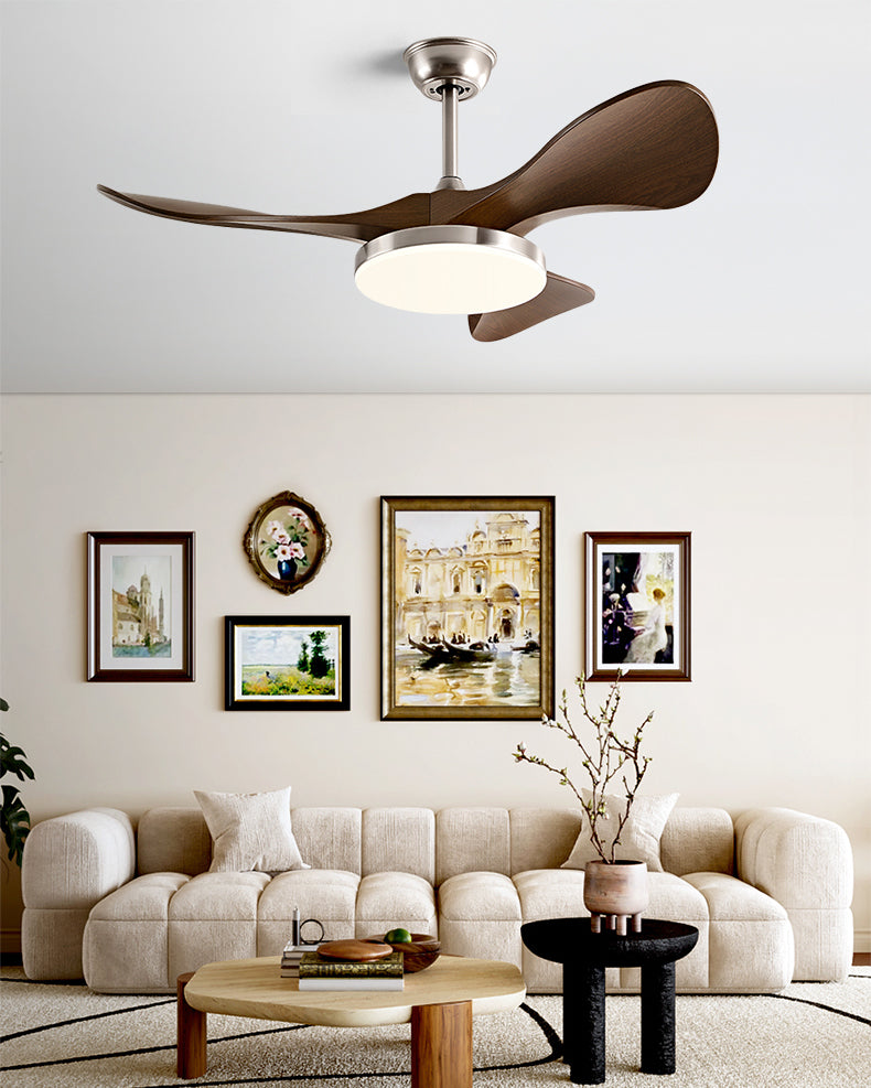 WOMO Mid Century Modern Ceiling Fan Lamp - WM5173