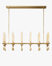 WOMO Candle Linear Chandelier - Fontanelle