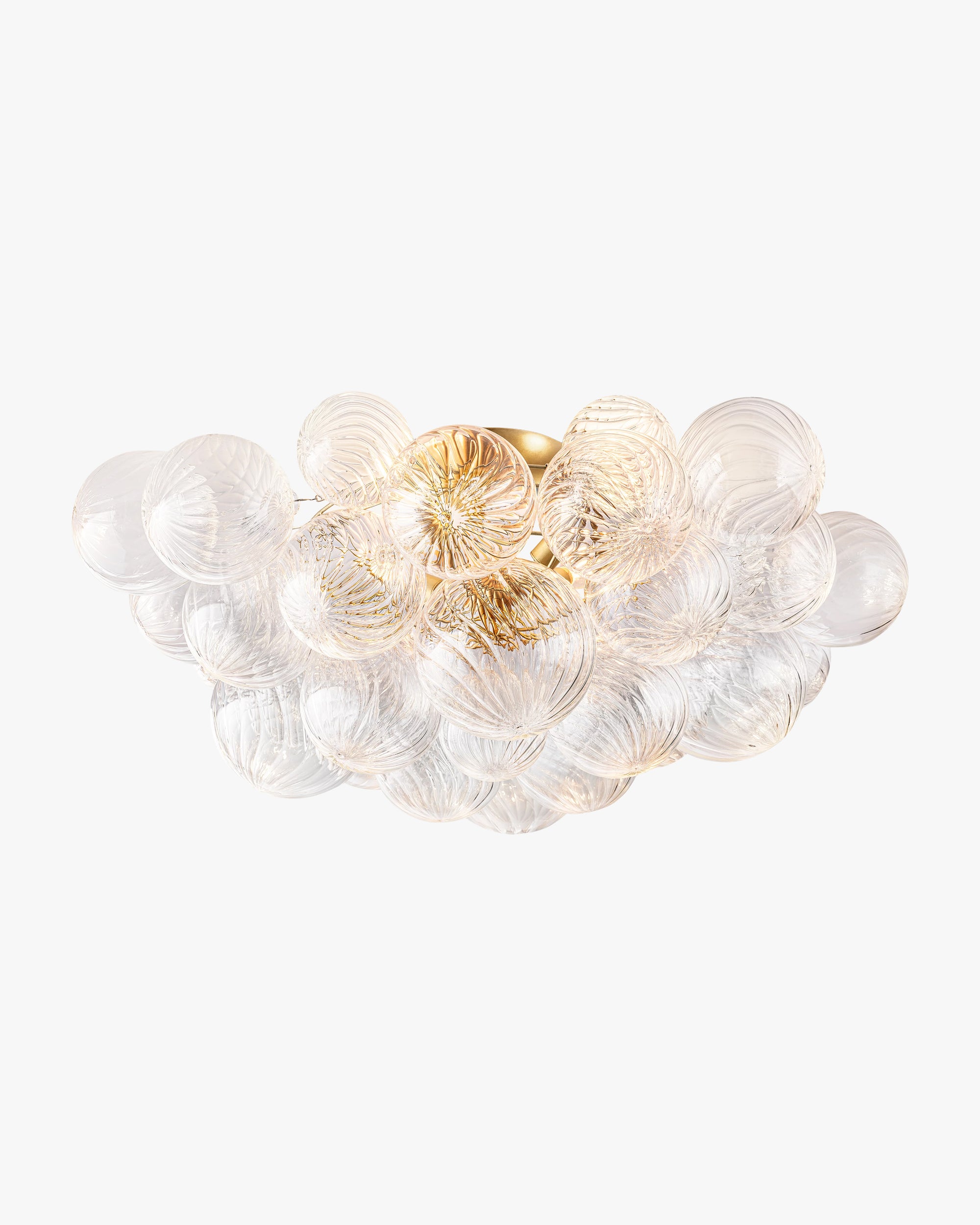 WOMO Glass bubble Flush Mount Ceiling Light- Talia