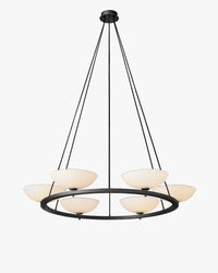 WOMO Porcelain Bowl Round Chandelier - Vernet