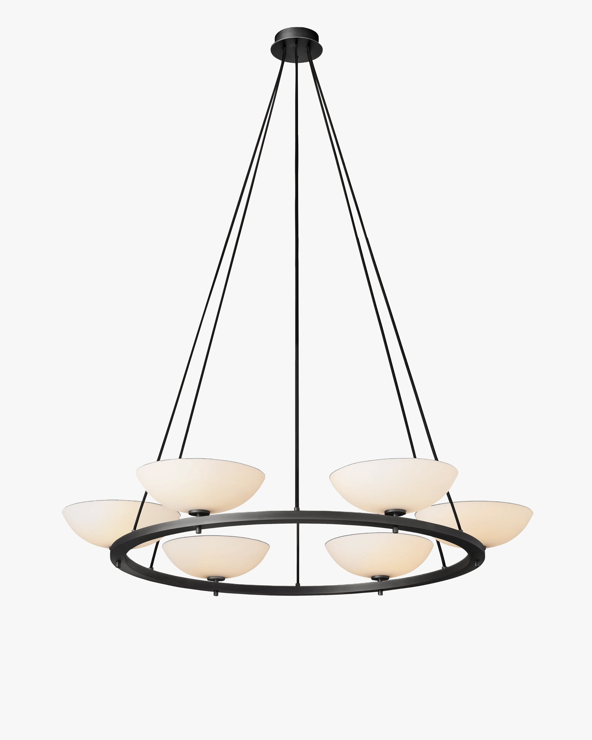WOMO Porcelain Bowl Round Chandelier - Vernet