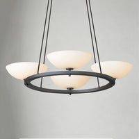 WOMO Porcelain Bowl Round Chandelier - Vernet
