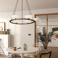 WOMO Porcelain Bowl Round Chandelier - Vernet