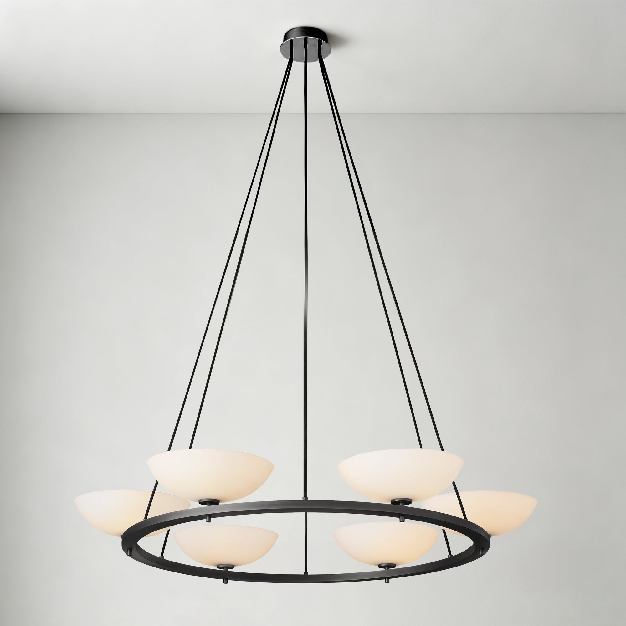 WOMO Porcelain Bowl Round Chandelier - Vernet