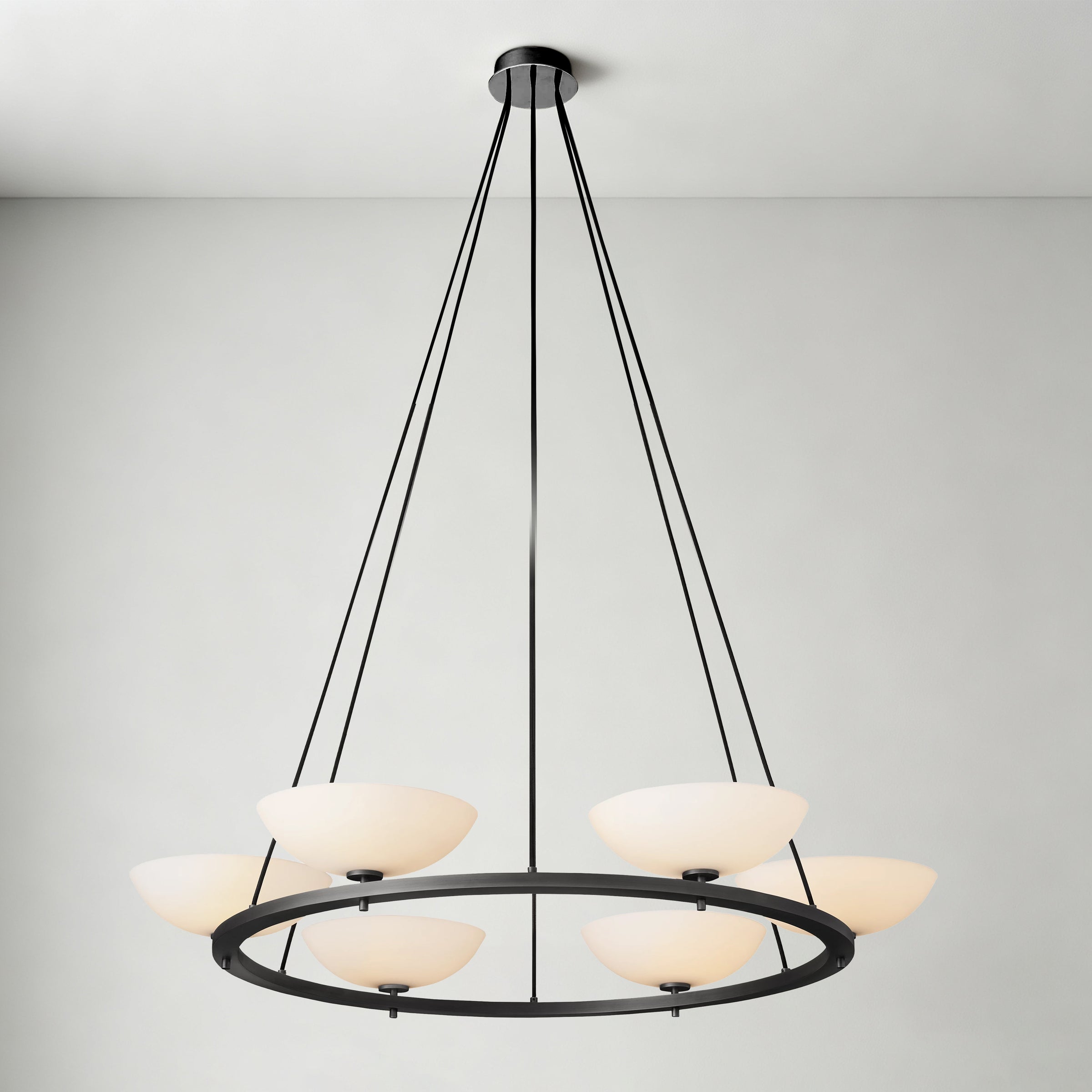 WOMO Porcelain Bowl Round Chandelier - Vernet