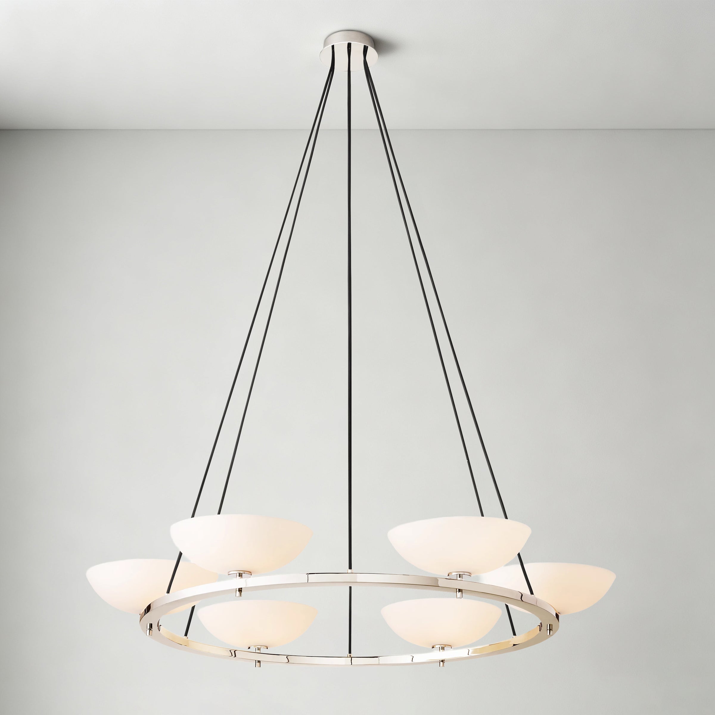 WOMO Porcelain Bowl Round Chandelier - Vernet