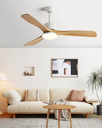 WOMO 3 Blade Ceiling Fan Lamp - WM5178