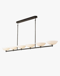 WOMO Porcelain Bowl Linear Chandelier - Vernet