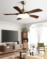 WOMO Antique Bronze Ceiling Fan Lamp - WM5183b