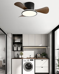 WOMO 28 Inch Small Hugger Ceiling Fan Lamp - WM5186