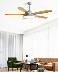 WOMO 5 Blade Large Ceiling Fan Lamp - WM5188