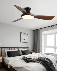 WOMO Modern Low Profile Ceiling Fan Lamp - WM5190