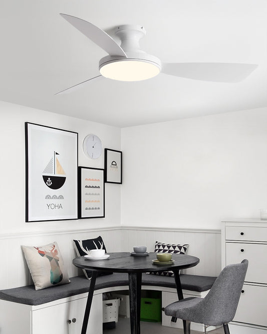 WOMO Modern Low Profile Ceiling Fan Lamp - WM5190