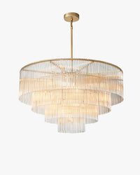 WOMO Crystal Rod Tiered Chandelier - Amadeo