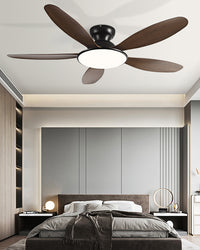 WOMO 5 Blade Low Profile Ceiling Fan Lamp - WM5194