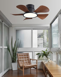 WOMO 30 Inch Low Profile Ceiling Fan Lamp - WM5196