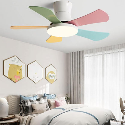 WOMO Scandi Low Profile Ceiling Fan Lamp-WM5086