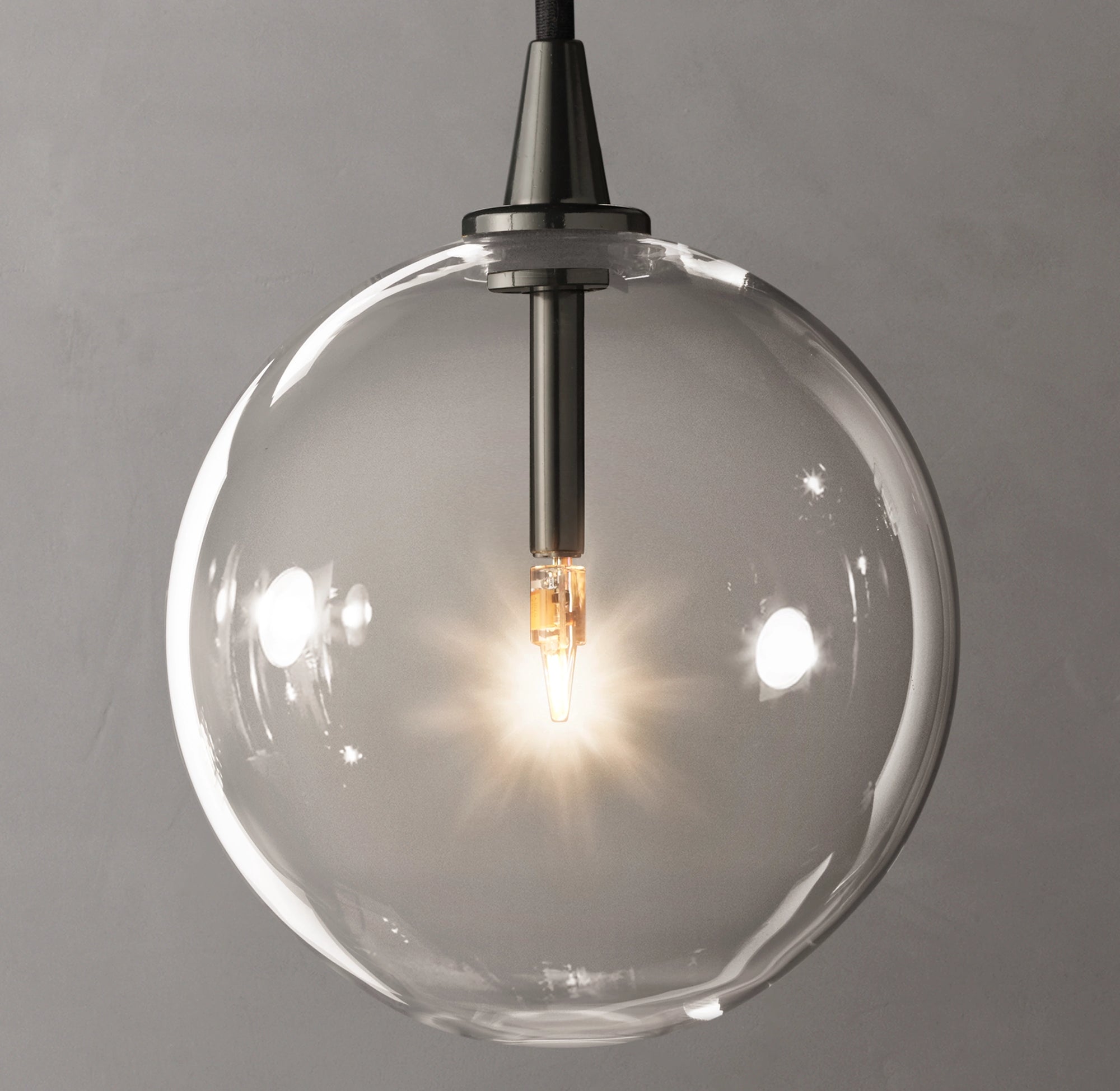 WOMO 6 Inch Blown Glass Globe Pendant Light - Mobile