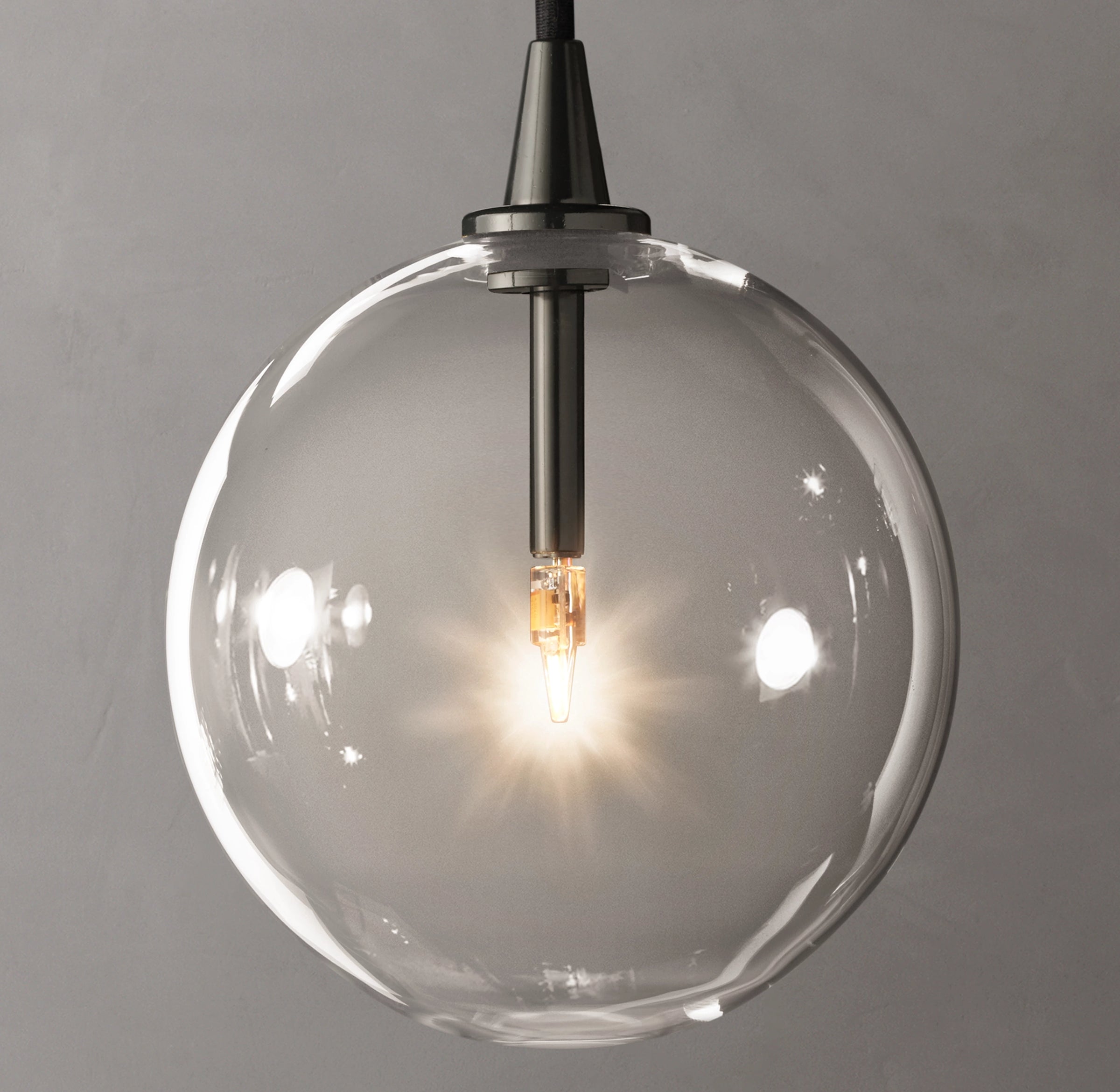 WOMO 6 Inch Blown Glass Globe Pendant Light - Mobile