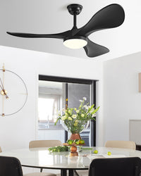 WOMO 3 Blade Modern Ceiling Fan Lamp - WM5200