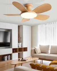 WOMO 42 Inch Low Profile Ceiling Fan Lamp-WM5201