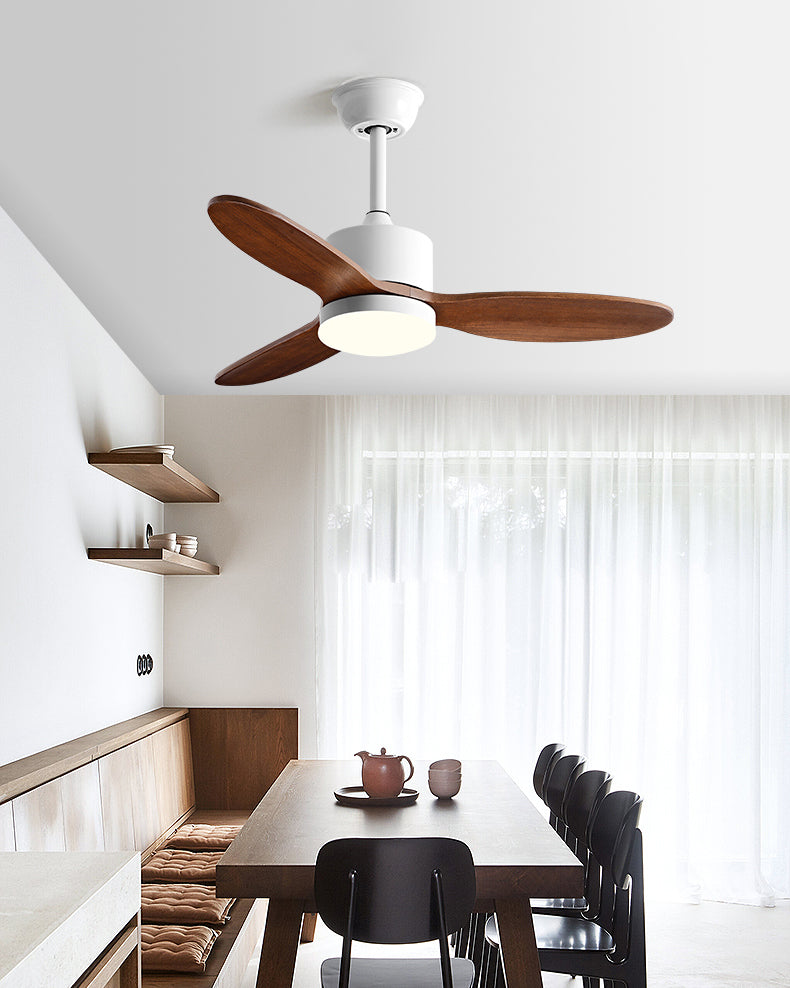 WOMO Mid Century Modern Ceiling Fan Lamp-WM5204