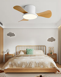 WOMO 30 Inch Low Profile Ceiling Fan Lamp-WM5205