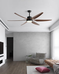 WOMO 6 Blade Large Ceiling Fan Lamp-WM5212