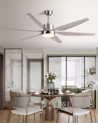 WOMO 6 Blade Large Ceiling Fan Lamp-WM5212