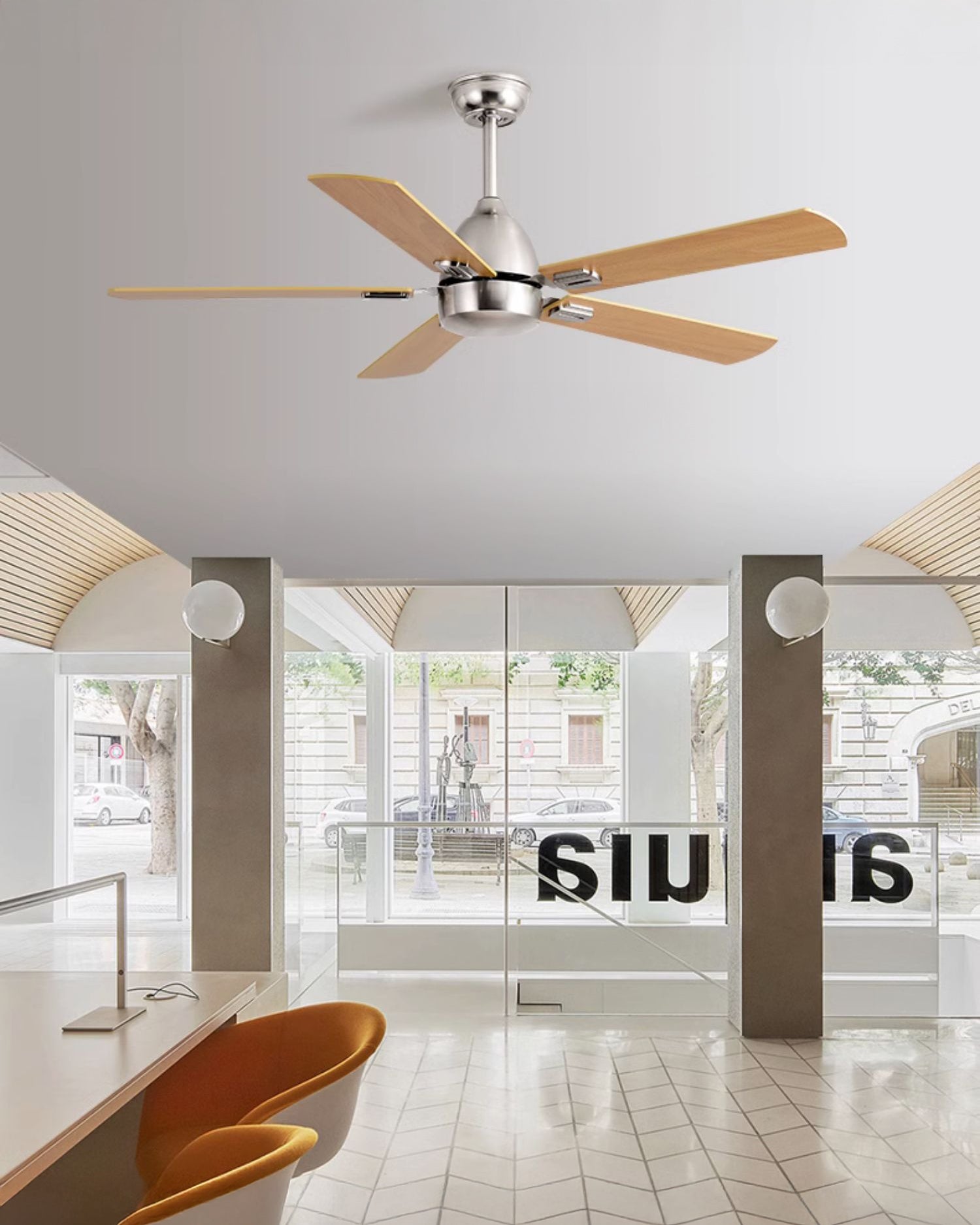 WOMO Industrial Stainless Steel Ceiling Fan-WM5213